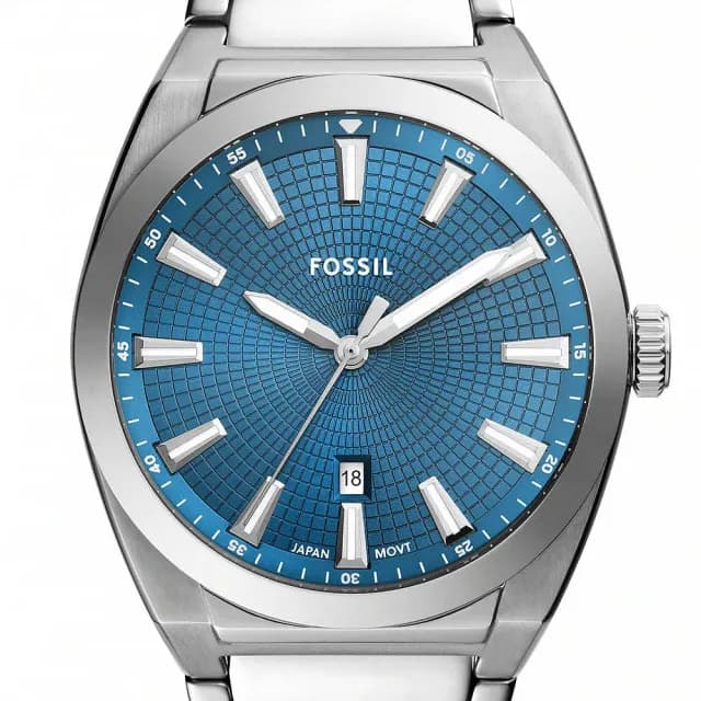 【FOSSIL】Everett 復古紳士手錶-42mm 禮物 送禮 推薦(FS6054)