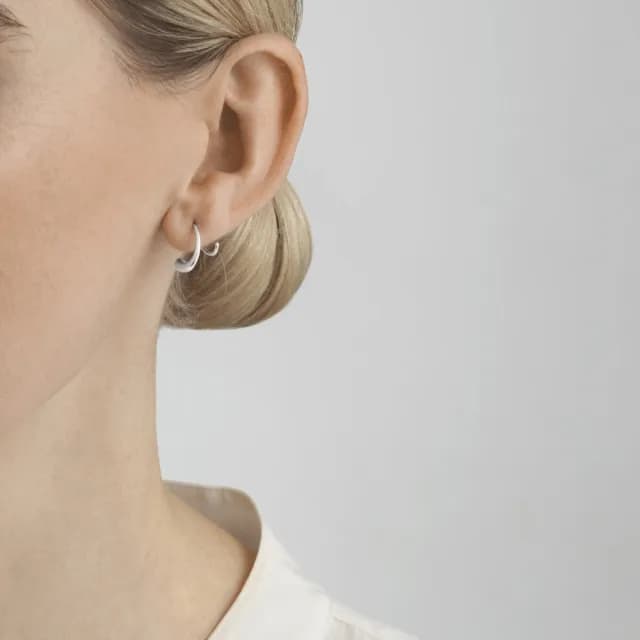 【Georg Jensen 官方旗艦店】MERCY 渦紋耳環(銀飾 耳環)