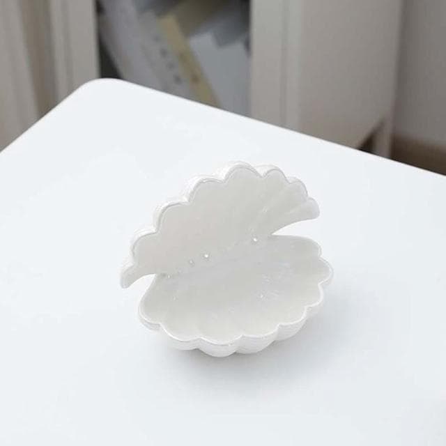 【JEN】陶瓷珠光貝殼造型飾品收納擺飾(聖誕禮物/情人節禮物/交換禮物/畢業季/母親節/閨蜜/生日禮物)