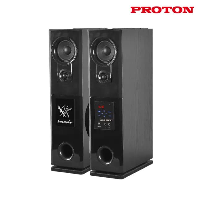 【PROTON 普騰】2.0主動式卡拉/劇院喇叭組PT-SP901(主動藍芽喇叭)