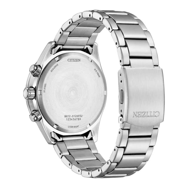 【CITIZEN 星辰】Chronograph系列 時尚光動能計時腕錶 七夕 情人節 送禮 推薦(CA0770-72X)