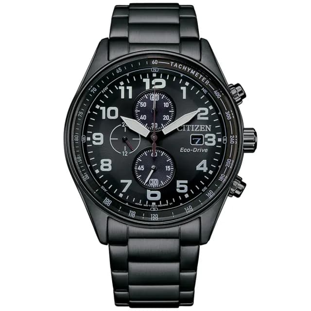 【CITIZEN 星辰】Chronograph系列 時尚光動能計時腕錶 七夕 情人節 送禮 推薦(CA0775-79E)