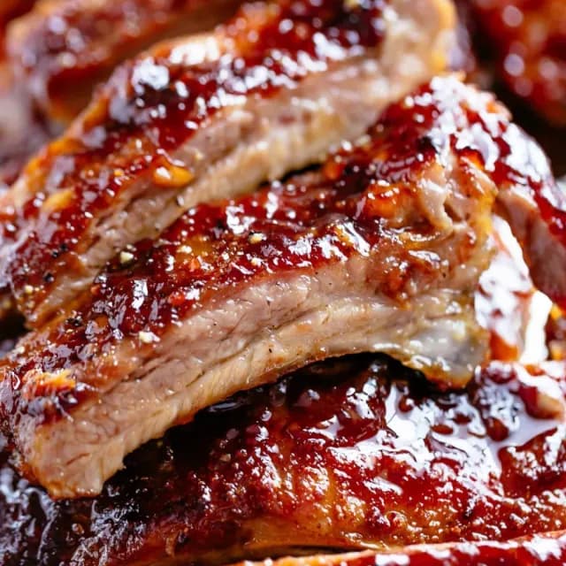 【秘傳美食料理】所以我說那個醬汁！秘醬燒烤豬肋排2包附贈醬汁(650g 微波美食中秋烤肉聖誕節年菜)