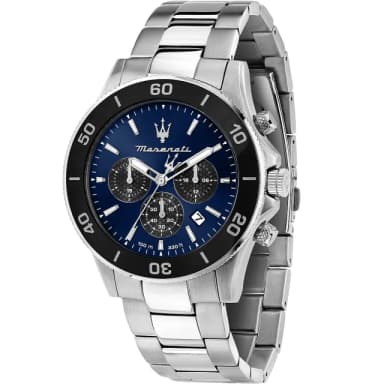 【MASERATI 瑪莎拉蒂】Competizione 時尚計時手錶-43mm 禮物 送禮 推薦(R8873600009)