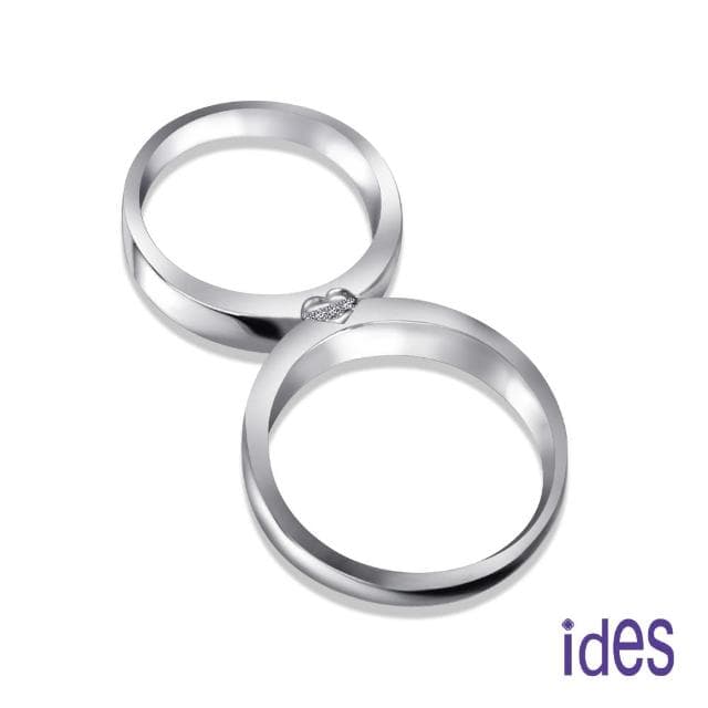 【ides 愛蒂思】情人禮物 鑽石戒指 時尚設計鑽石對戒求婚結婚戒情侶戒/愛完整