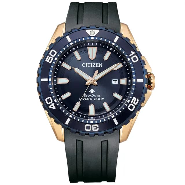 【CITIZEN 星辰】PROMASTER系列 200米潛水光動能腕錶 七夕 情人節 送禮 推薦(BN0196-01L)