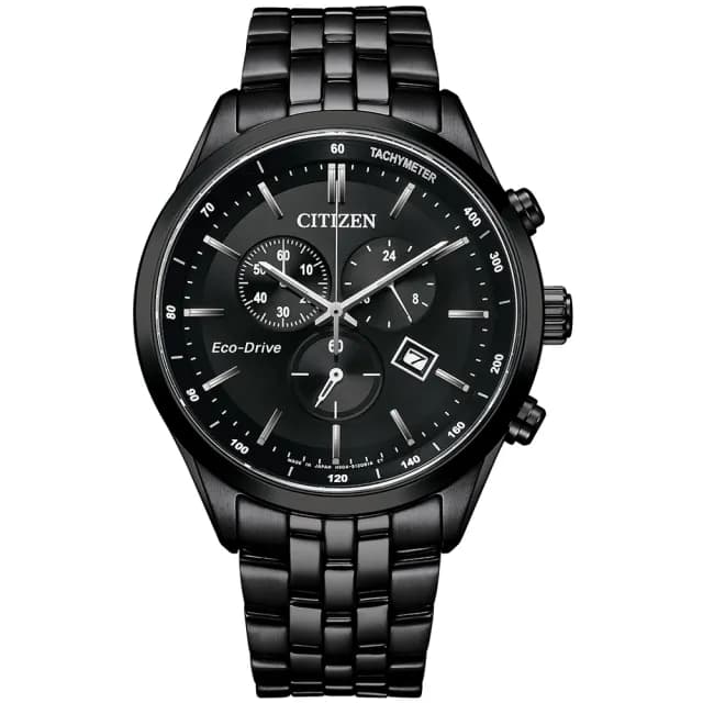 【CITIZEN 星辰】GENTS系列 三眼計時光動能腕錶 七夕 情人節 送禮 推薦(AT2145-86E)