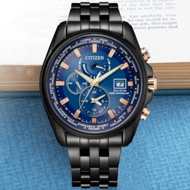 【CITIZEN 星辰】GENTS系列 台灣25週年限定 光動能電波腕錶 母親節 禮物 推薦(AT9126-82L)