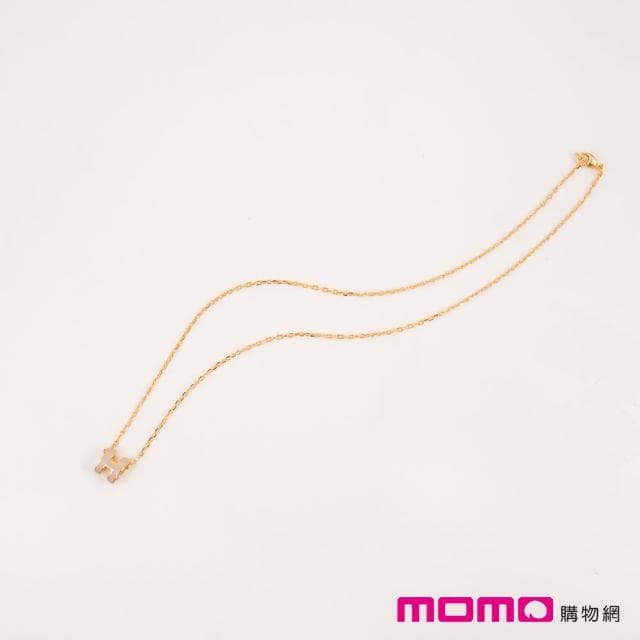 【Hermes 愛馬仕】mini POP H 項鍊(奶茶 Marron Glace x 金鍊 栗子灰)