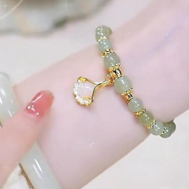 【恆戀】apricot和田玉手鍊(手鍊 生日禮物 情人節 氣質百搭)