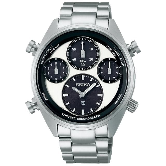 【SEIKO 精工】PROSPEX系列40周年紀念 大熊貓 貓熊 太陽能計時腕錶 母親節 禮物 推薦(兩款可選)