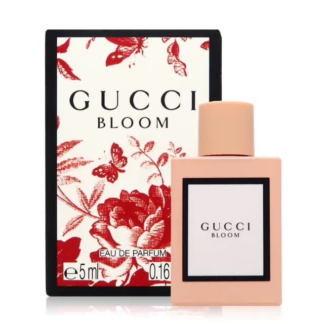 【GUCCI 古馳】BLOOM 花悅女性淡香精 隨身瓶 5ml(平行輸入)