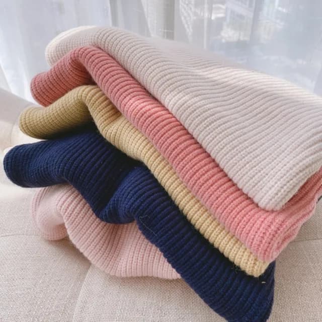 【橘魔法】柔和糖果色針織上衣(針織衫 毛衣 長袖 上衣 女童 童裝 兒童 中童 保暖)