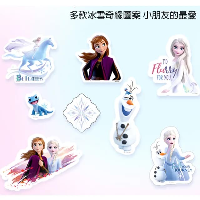 【TDL】艾莎冰雪奇緣立體泡泡貼紙立體貼紙兒童獎勵貼紙玩具12張組 132774(生日禮物 聖誕節 平輸品)