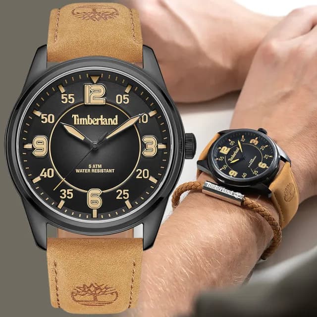 【Timberland】天柏嵐 經典大三針手錶-45mm 禮物 送禮 推薦(TDWGA0040903)