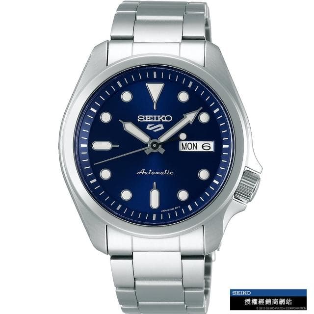 【SEIKO 精工】5 Sports 復古軍用風格 機械錶 男錶 手錶 藍色 指針錶 手錶 禮物 畢業(4R36-08L0B/SRPE53K1)