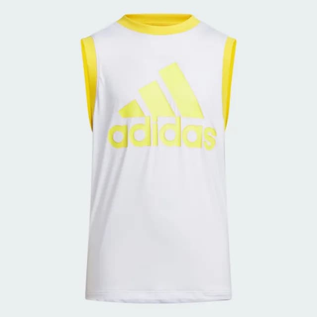 【adidas 愛迪達】運動套裝 背心/短褲 吸濕排汗 童裝 IQ0854