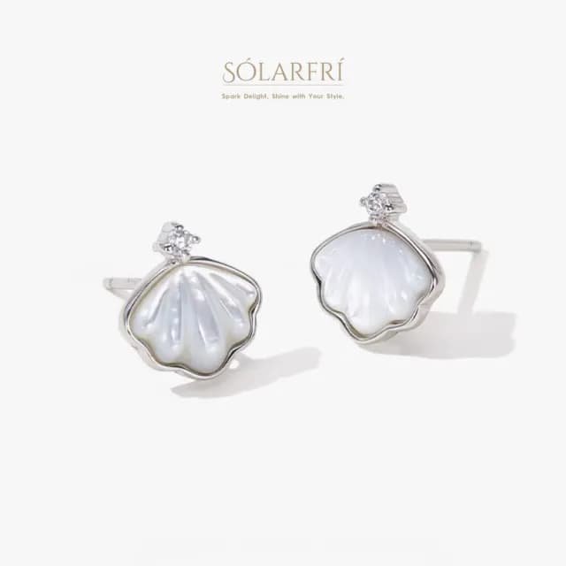 【SOLARFRi】銀針耳環｜閃耀輕奢小眾款親膚低敏 附品牌禮盒包裝(閨蜜情人女友母親老婆禮物)