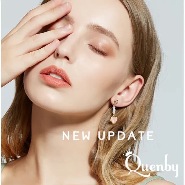 【Quenby】甜心少女感帶珍珠耳環(耳針/飾品/配件) - momo購物網 - 好評推薦 -