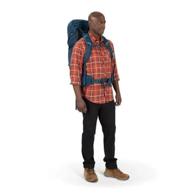 【Osprey】母親節禮物 KESTREL 48 男 登山背包 黑色(10004758)