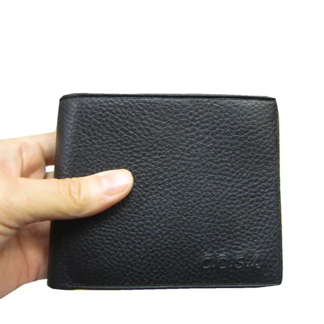 【SNOW.bagshop】父親節禮物 短夾男仕紳士短型皮夾100%進口軟質皮革活動型證件夾標準尺寸