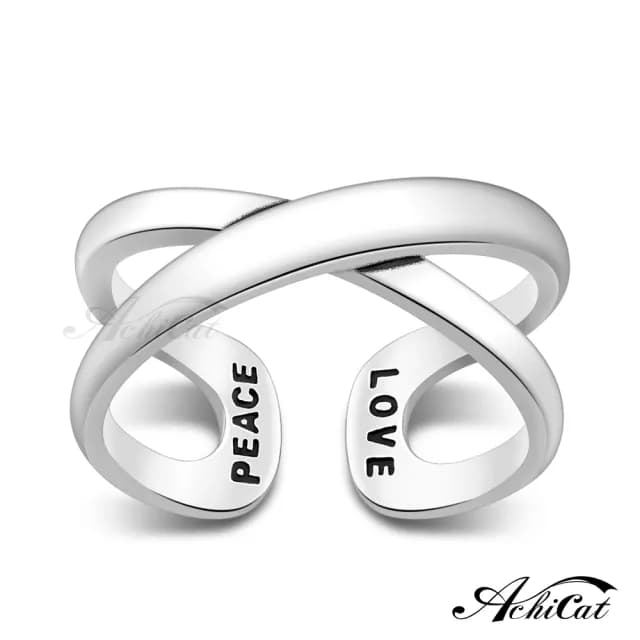 【AchiCat】925純銀戒指．食指開口戒．個性(送男生．白色情人節禮物)