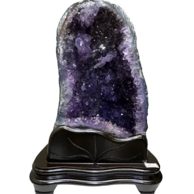 【恬芯晶品】8.25kg精選巴西紫水晶洞新居財位擺設XA93(紫鈦晶晶洞開運招財招貴人開業財位新春禮物)