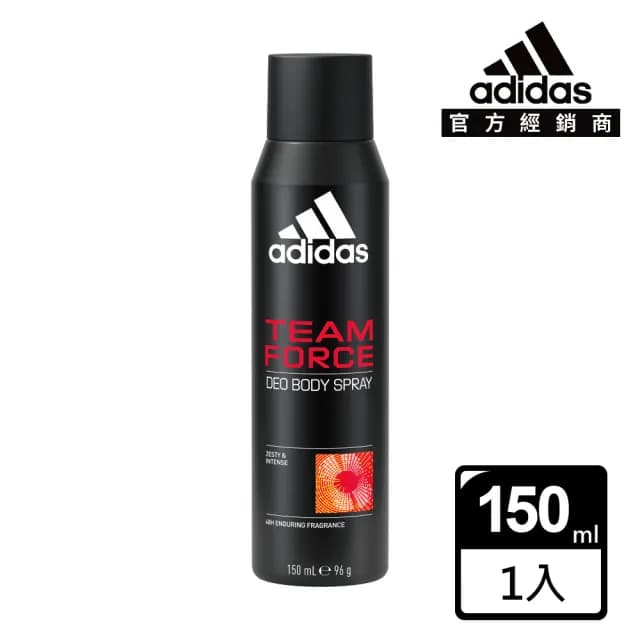 【adidas 愛迪達】愛迪達男性香體噴霧-超越魅力(150ml)
