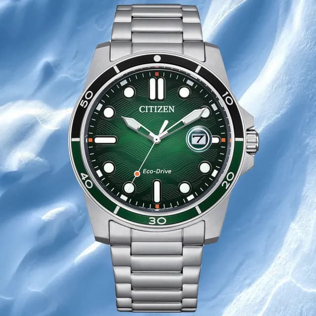 【CITIZEN 星辰】GENTS系列 水波紋 光動能腕錶 父親節 禮物 送禮 推薦(AW1811-82X)
