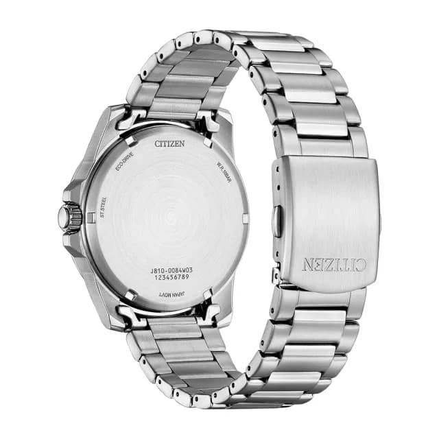 【CITIZEN 星辰】GENTS系列 水波紋 光動能腕錶 父親節 禮物 送禮 推薦(AW1816-89L)