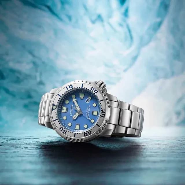 【CITIZEN 星辰】PROMASTER系列 Marine 光動能潛水腕錶 父親節 禮物 送禮 推薦(BN0165-55L)
