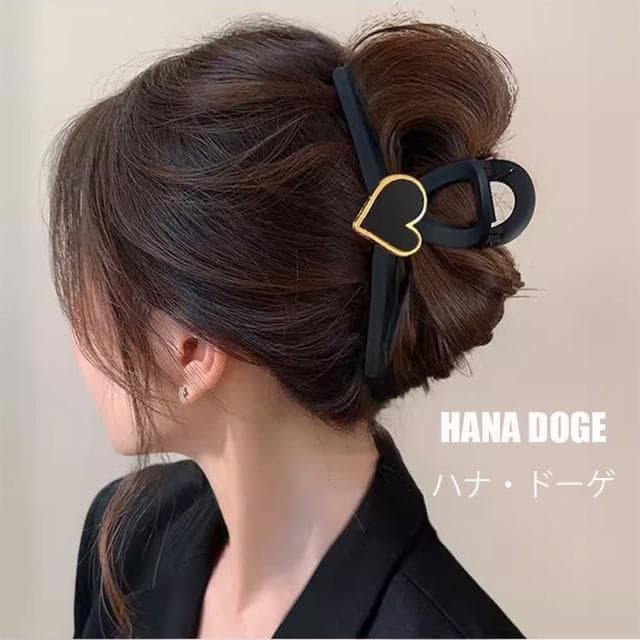 【HANA DOGE ハナ・ドーゲ】復古赫本小香風絕美高質感磨砂霧面珍珠交叉鯊魚夾髮夾(聖誕節禮物.交換禮物)