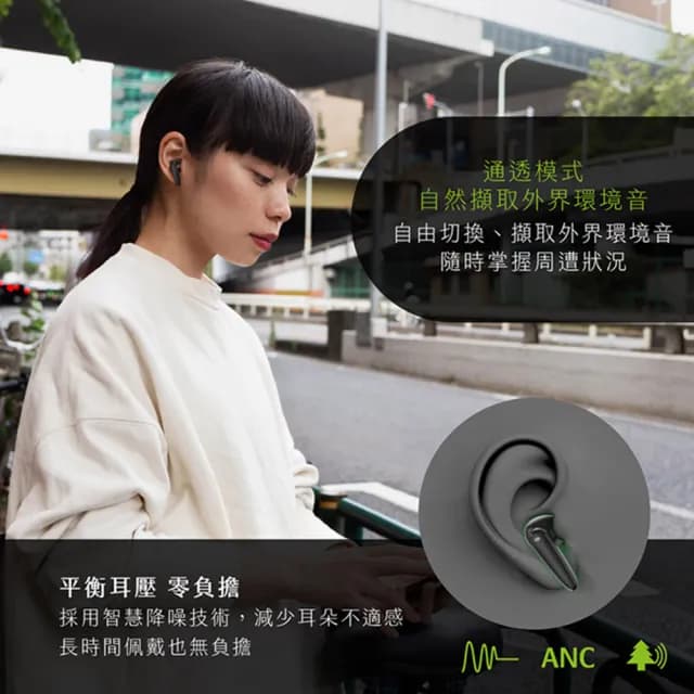 【KINYO】入耳式無線藍芽耳機 超輕量設計無線耳機 ANC降噪耳機(IPX5防水防汗藍芽耳機)