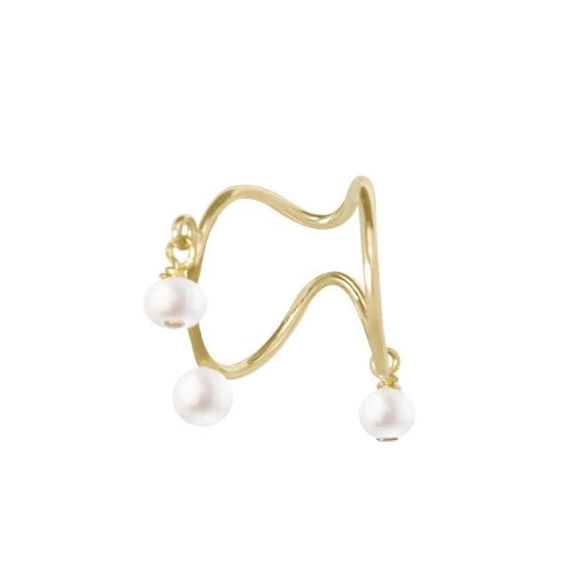 【Olivia Yao Jewellery】無耳洞設計迷你愛奧尼珍珠耳夾(Mus☆e Edition)