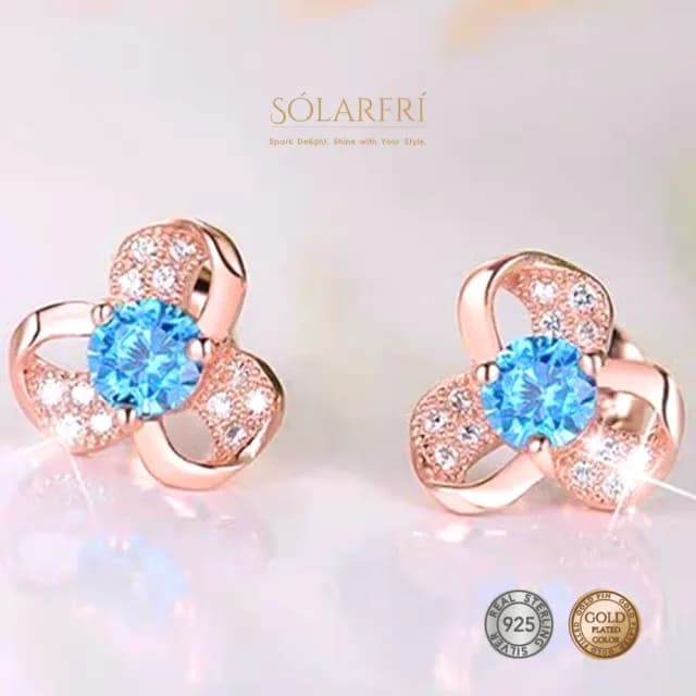 【SOLARFRi】銀針耳環｜閃耀輕奢小眾款親膚低敏 附品牌禮盒包裝(閨蜜情人女友母親老婆禮物)