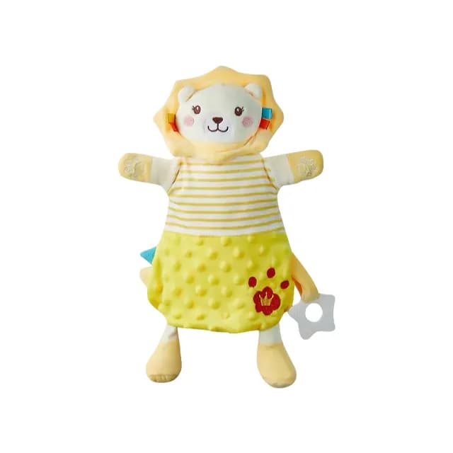 【JoyNa】動物安撫巾 安撫玩偶手偶(寶寶玩具/牙膠/可啃咬/抓握練習/觸感刺激/彌月禮)