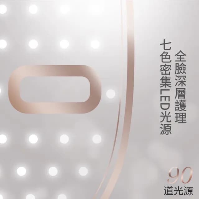 七色LED光波美容儀(LED光波嫩膚儀 光子面罩 電子面膜 母親節禮物)