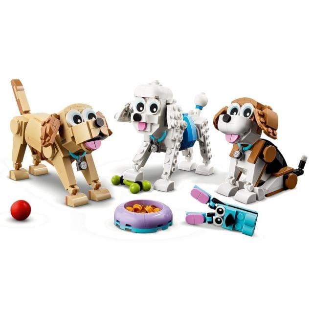 【LEGO 樂高】創意百變系列3合1 31137 可愛狗狗(寵物玩具 益智積木 禮物)