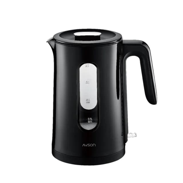 【日本AWSON歐森】2.0L玻璃電水壺/快煮壺/AS-HP2327(雙層防護/水量清楚可見)