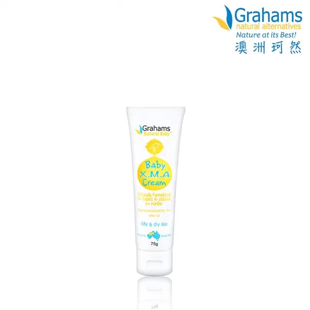 【Grahams 珂然】嬰兒全能修護霜75g+嬰兒舒敏潤膚霜200ml(修護/保濕/乳液)