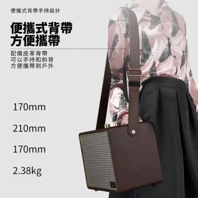 英倫復古移動音響KTV(音響 藍芽 立體音)
