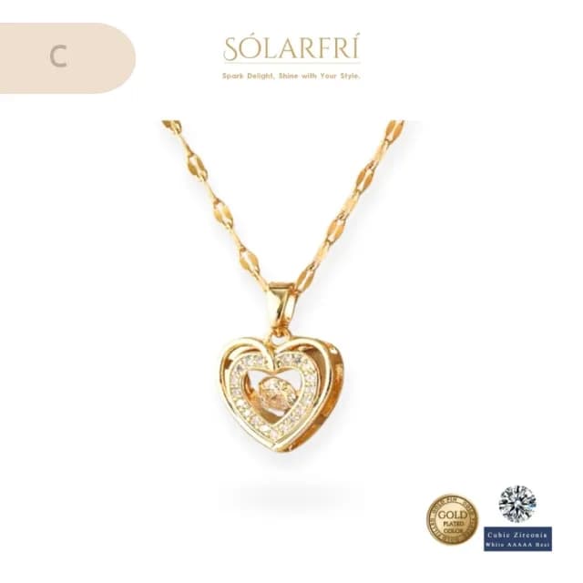 【SOLARFRi】品牌經典項鍊｜親膚女士項鏈可調鍊圍大小 附品牌禮盒包裝(閨蜜七夕生日情人女友禮物)