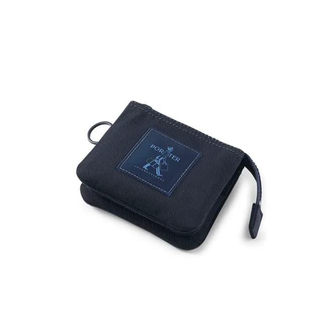 【PORTER INTERNATIONAL】潮流光采ZEST零錢包(藍)