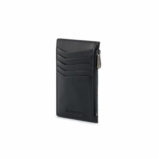 【Crocodile】情人節禮物 卡夾/卡片零錢包 5卡/RFID Aston奧斯頓系列 0103-11406-鱷魚皮件(禮物推薦)
