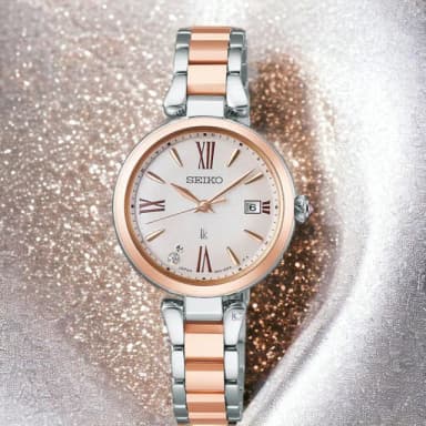 【SEIKO 精工】Lukia 太陽能錶 鈦金屬 手錶 女錶 指針錶 手錶 禮物 畢業(1B32-0BK0KS.SSQW082J_SK043)