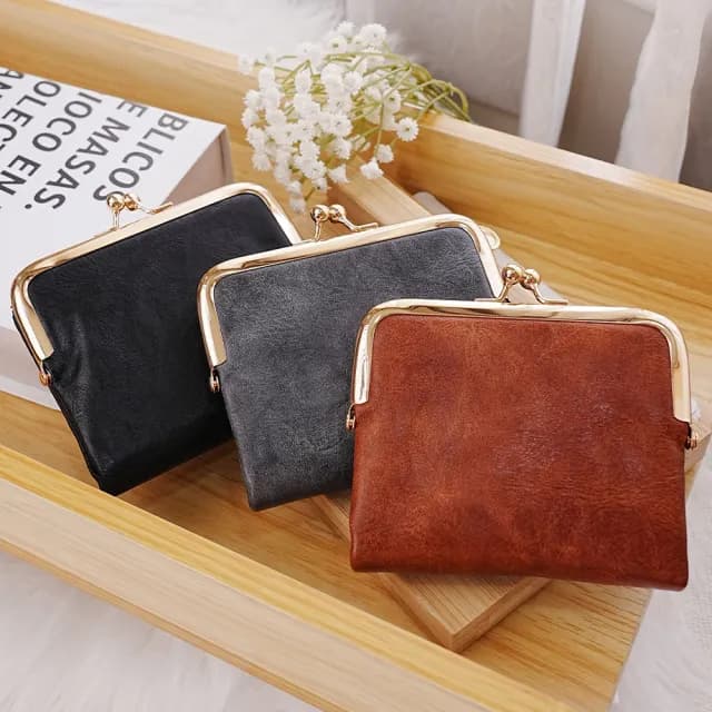 【LEEHER】雙11 錢包女/口金包/零錢包/卡夾錢包/短夾/口金短夾/女皮夾/雙層零錢包/可愛錢包/錢