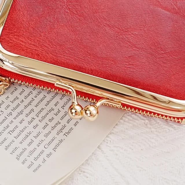 【LEEHER】雙11 錢包女/口金包/零錢包/卡夾錢包/短夾/口金短夾/女皮夾/雙層零錢包/可愛錢包/錢