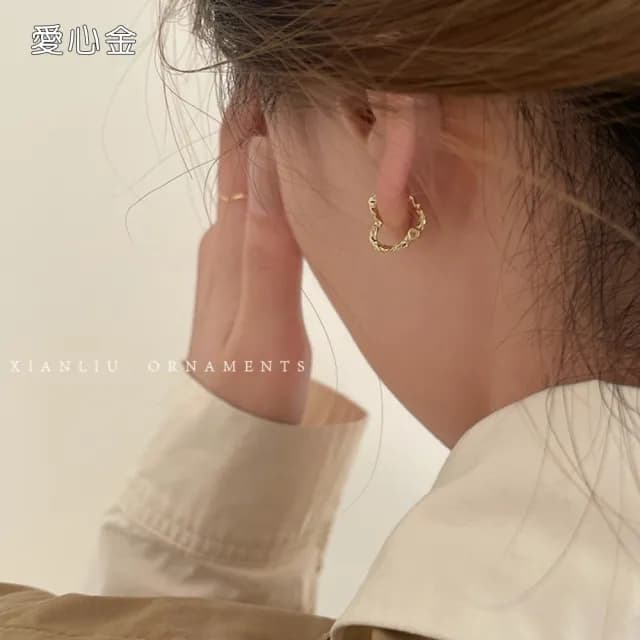 【HaNA 梨花】韓國．永不過時的美好雙層細鑽耳環