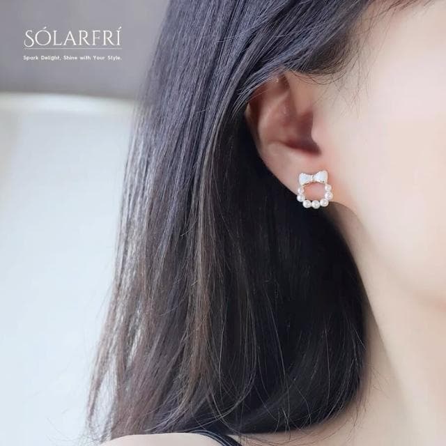 【SOLARFRi】銀針耳環｜優選親膚材質配戴舒適 附品牌禮盒包裝(閨蜜情人女友母親老婆禮物)