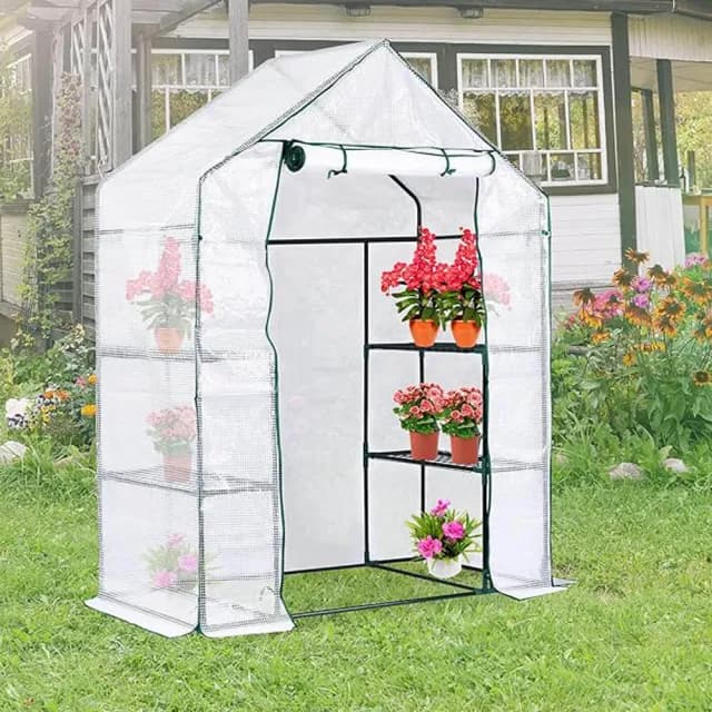 【POKO】植物暖房 大花房 溫室 暖棚(多肉 遮雨棚 防風棚 保溫棚 有機蔬菜 陽台溫室盆栽 遮陽防蟲)